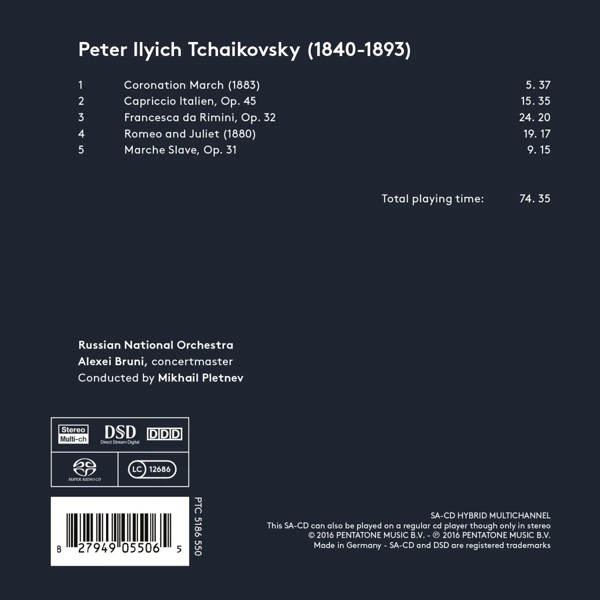 Tchaikovsky Selections