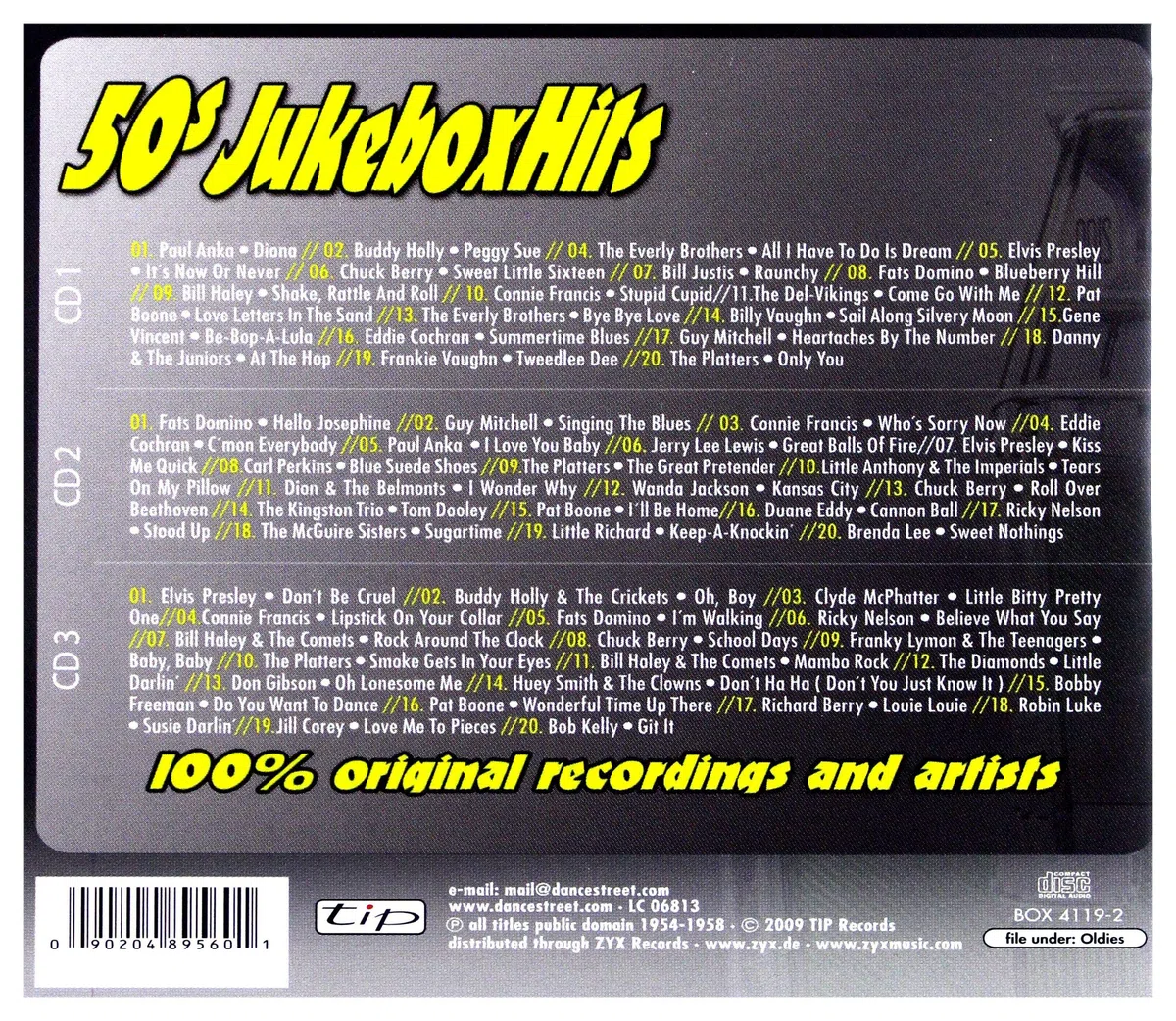 50'S JUKEBOX HITS