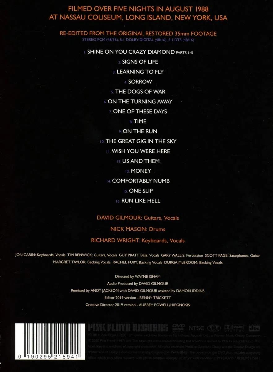 Delicate Sound Of Thunder (Dvd Digipack + Booklet 24 Pagine)